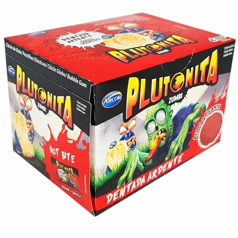 Chiclete Plutonita Zumbi Dentada Ardente 180g Arcor - Chicletes e
